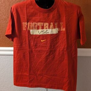 Nike Red USC Football Tee